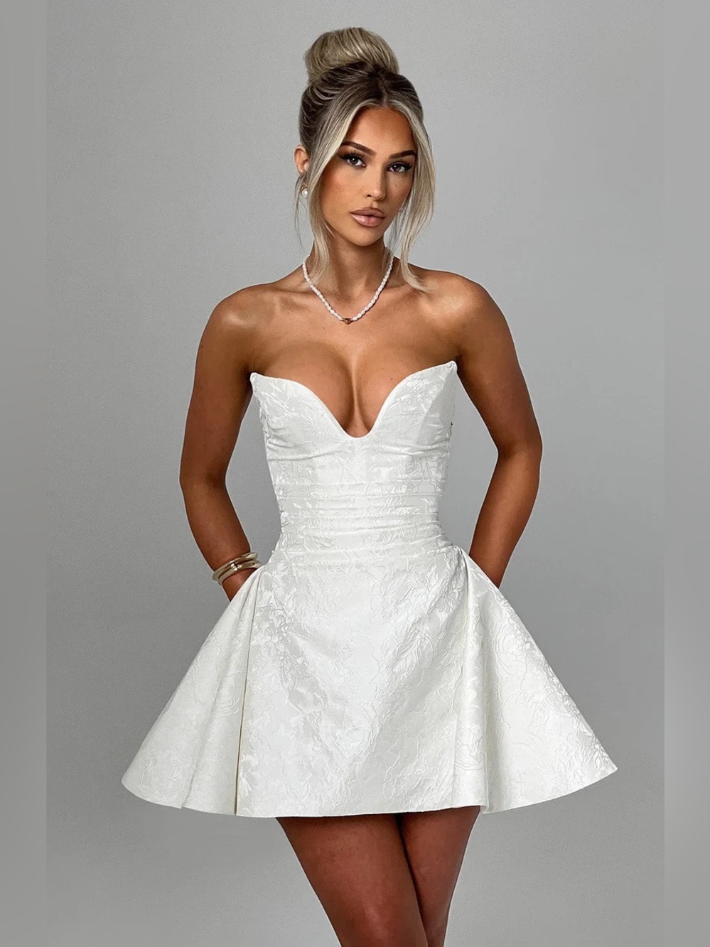 Babyboo Joan Playsuit - Ivory